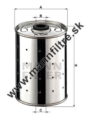 Olejový filter MANN FILTER PF 815 n