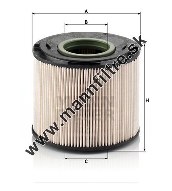 Palivový filter MANN FILTER PU 1033 x