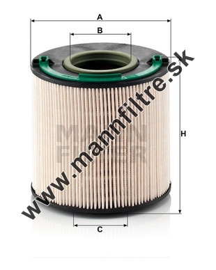 Palivový filter MANN FILTER PU 1040 x