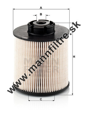 Palivový filter MANN FILTER PU 1046/1 x