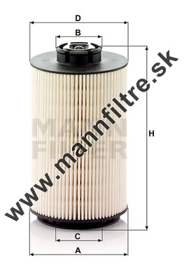 Palivový filter MANN FILTER PU 1058/1 x