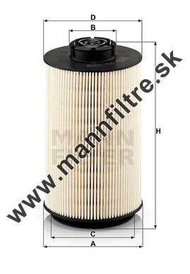 Palivový filter MANN FILTER PU 1058 x