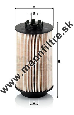 Palivový filter MANN FILTER PU 1059 x
