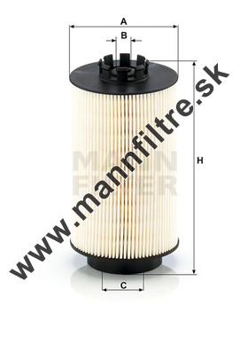 Palivový filter MANN FILTER PU 10 008 x