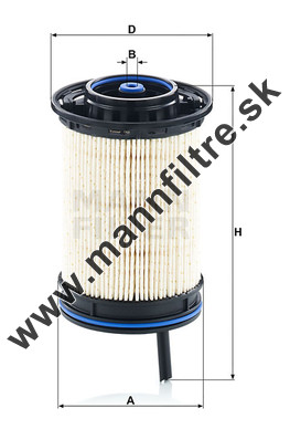 Palivový filter MANN FILTER PU 10 011 z