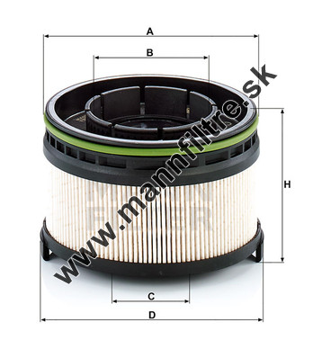 Palivový filter MANN FILTER PU 11 002 z KIT