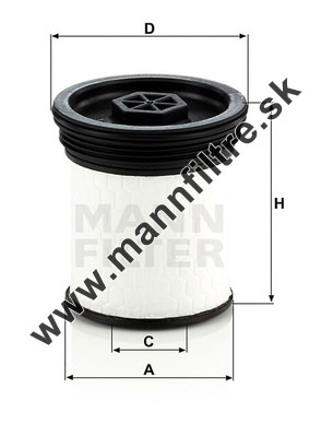 Palivový filter MANN FILTER PU 7006