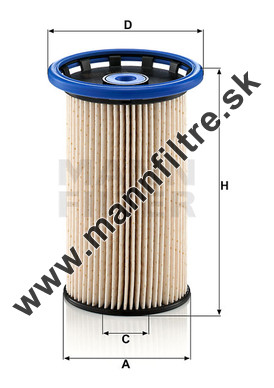 Palivový filter MANN FILTER PU 8008/1