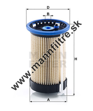 Palivový filter MANN FILTER PU 8015