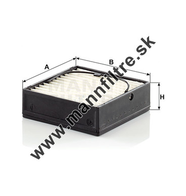 Palivový filter MANN FILTER PU 8018