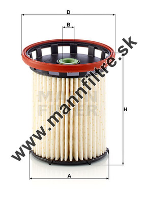 Palivový filter MANN FILTER PU 8021