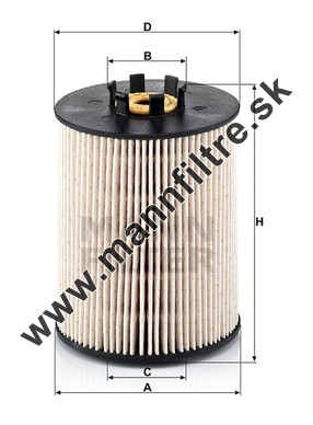Palivový filter MANN FILTER PU 815 x
