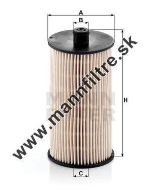 Palivový filter MANN FILTER PU 816 x