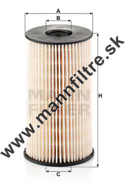 Palivový filter MANN FILTER PU 825 x