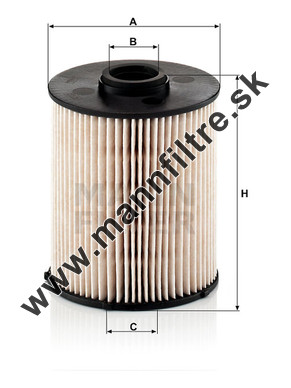 Palivový filter MANN FILTER PU 839 x