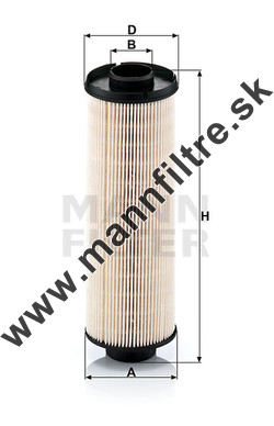 Palivový filter MANN FILTER PU 850 x