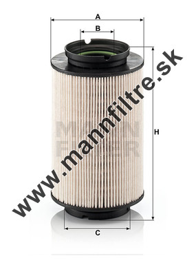 Palivový filter MANN FILTER PU 936/2 x