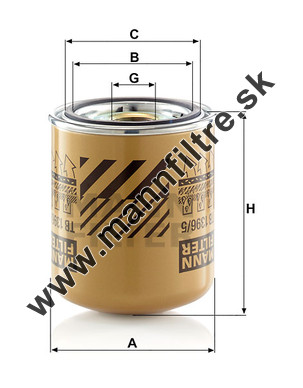 Vysúšač vzduchu MANN FILTER TB 1396/5 x