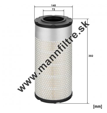 Vzduchový filter MANN FILTER C 14 018