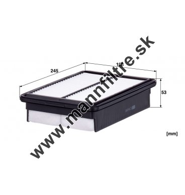 Vzduchový filter MANN FILTER C 24 090