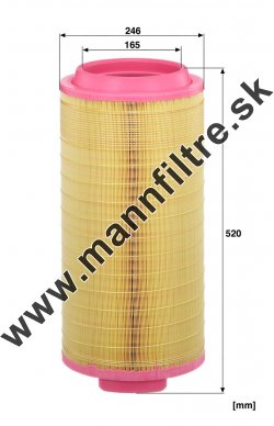 Vzduchový filter MANN FILTER C 25 024/1