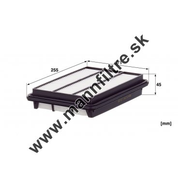 Vzduchový filter MANN FILTER C 25 200
