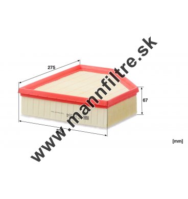 Vzduchový filter MANN FILTER C 27 054