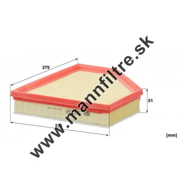 Vzduchový filter MANN FILTER C 27 061