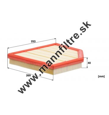 Vzduchový filter MANN FILTER C 27 129