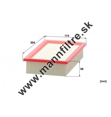 Vzduchový filter MANN FILTER C 30 053