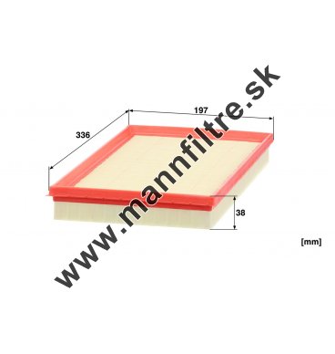 Vzduchový filter MANN FILTER C 34 002