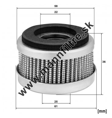 Filter odvzdušnenia MANN FILTER C 7005