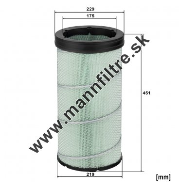 Poistná vložka MANN FILTER CF 23 003