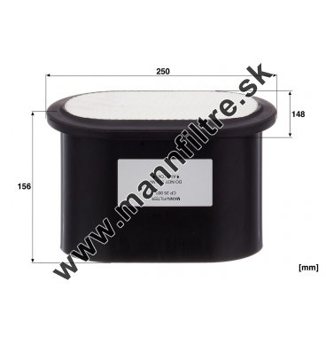 Vzduchový filter MANN FILTER CP 25 003