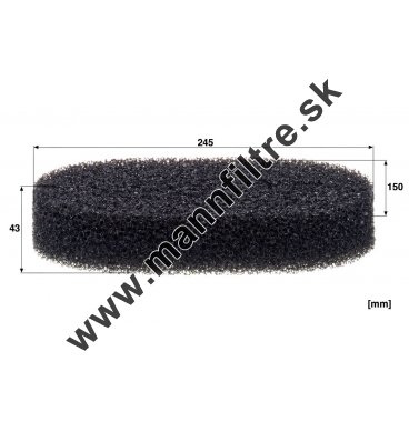 Kabínový filter MANN FILTER CS 25 001