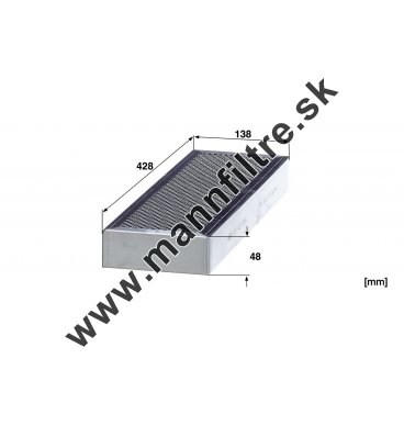 Kabínový filter MANN FILTER CS 43 005