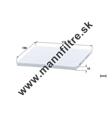 Kabínový filter MANN FILTER CU 20 072