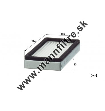 Kabínový filter MANN FILTER CU 22 071
