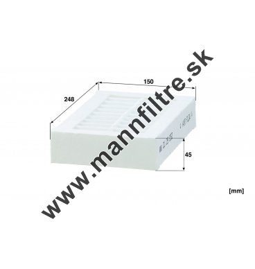 Kabínový filter MANN FILTER CU 25 053