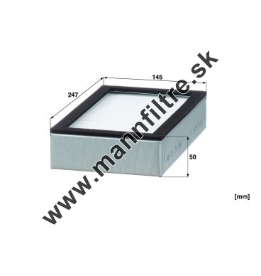 Kabínový filter MANN FILTER CU 25 056