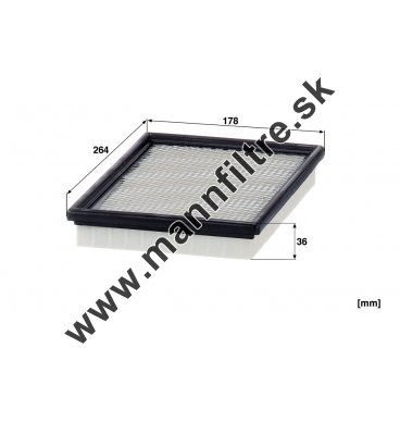 Kabínový filter MANN FILTER CU 26 047