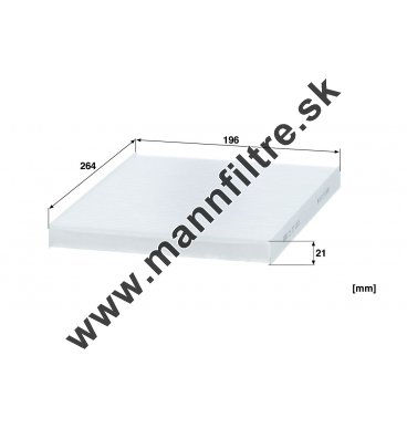 Kabínový filter MANN FILTER CU 27 023