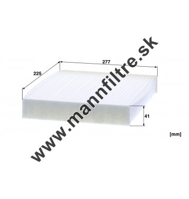 Kabínový filter MANN FILTER CU 28 020