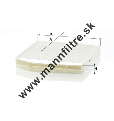 Kabínový filter MANN FILTER CU 2855/1