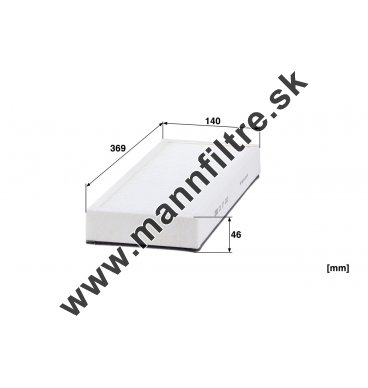Kabínový filter MANN FILTER CU 37 003