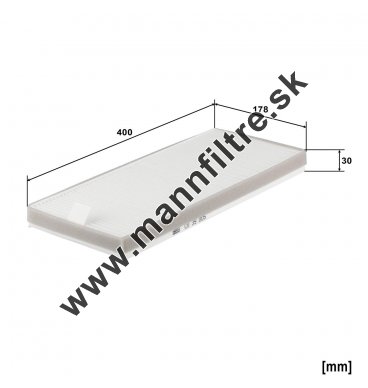 Kabínový filter MANN FILTER CU 39 005