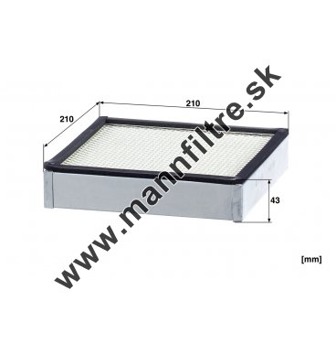 Kabínový filter MANN FILTER CUD 21 041