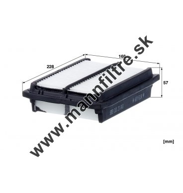 Kabínový filter MANN FILTER CUD 23 043