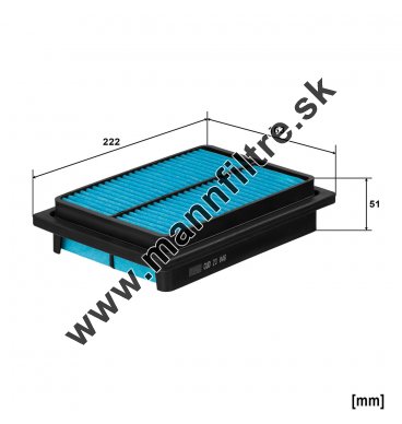 Kabínový filter MANN FILTER CUD 23 046