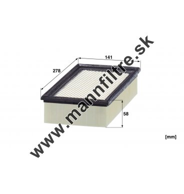 Kabínový filter MANN FILTER CUD 28 046